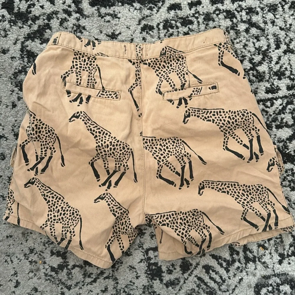 Topshop EUC Giraffe African Women Cargo Snorts - Picture 12 of 16